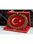 Polyester Çerçeveli Ay Yıldızlı Filografi Plaket – El Yapımı Türk Bayrağı Desenli 2