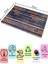 Luxury Cam Kesme Tahtası, Kalın ve Kırılmaz Cam - Boho Temalı - 21*30CM - Doğrama Tahtası, Mutfak Dekoru 1 Adet 3