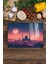 Luxury Cam Kesme Tahtası, Doğrama Tahtası, Ramazan Özel Desen, Kalın ve Temperli Kırılmaz Cam, 21*30CM 1 Adet 1