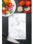 Luxury Kesim Panosu White Marble 1 Adet 1