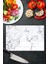 Luxury Kesim Panosu White Marble 1 Adet 4