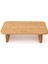 Luxury Mien Bambu Ayaklı Diktörtgen Kesme Tahtası - Bej - 34X22X9 cm 1 Adet 1