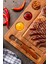 Luxury Ahşap Kesme Tahtası - Premium Steak Sunum - Ahşap Soslu Sunum Tabağı - Premium Kalite Sunum 1 Adet 3