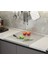 Luxury Paslanmaz Çelik 50 x 40 cm Metal Tezgah Koruyucu L Büküm Tek Taraf Büküm 1 Adet 4