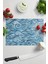 Luxury Kesme Tahtası, Kalın ve Kırılmaz Cama Baskı, Mavi Okyanus Çizim Baskılı - 21*30CM, Doğrama Tahtası 1 Adet 1