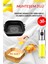 Luxury 3lü Set Xxl-Xl-L Kare Airfryer Pişirme Kabı Silikon< Air Fryer Yagli KAGIT50 Adet< 1sprey Yağlık 1 Adet 1