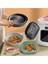 Luxury 3lü Set Xxl-Xl-L Kare Airfryer Pişirme Kabı Silikon< Air Fryer Yagli KAGIT50 Adet< 1sprey Yağlık 1 Adet 4