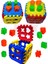 Luxury Bultak Bebek Oyuncağı Eğitici Geometrik Şekiller Puzzle Bultak Bebek Zeka Geliştirme 8 Farklı Şekil 1 Adet 1