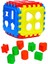 Luxury Bultak Bebek Oyuncağı Eğitici Geometrik Şekiller Puzzle Bultak Bebek Zeka Geliştirme 8 Farklı Şekil 1 Adet 2