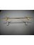 Luxury Merdiven Dip Çubuğu - Halı Çubuğu 130CM - Mat Gri 1 Adet 3