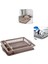 Luxury Plastik Tek Katlı Tabaklık Bulaşıklık 46X10 cm 1 Adet 1
