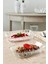Luxury 53392 Mezze Cam 2li Çerezlik Meze Tabağı Kahvaltılık 18CM 1 Adet 3