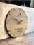Ahşap Kuşlu (Bu Da Geçer Ya Hu) Minimalist Dekoratif Duvar Saati (40CM-40CM) 2