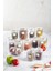 Luxury 12'li Barok Yuvarlak 2 Boy Kavanoz Seti & Saklama Kabı & Erzak Kabı 6*500 ML,6*250 Ml) 1 Adet 2