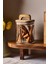 Luxury Acacia 500 ml Akasya Vakum Kapak Borosilikat Yuvarlak Cam Kavanoz 8X10 cm 1 Adet 1