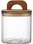 Luxury Acacia 500 ml Akasya Vakum Kapak Borosilikat Yuvarlak Cam Kavanoz 8X10 cm 1 Adet 3