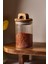 Luxury Acacia 210 ml Akasya Vakum Kapak Borosilikat Yuvarlak Cam Kavanoz 6.5X10 cm 1 Adet 1