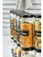Luxury 10 Adet Cam Baharat Kavanozu - Metal Kapaklı Baharat Seti - Baharat Etiketi Hediyelidir 1 Adet 2