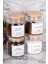 Luxury 4lü 500ML Ahşap Kapaklı Filtre Kahve&türk Kahvesi&nescafe&süttozu Kavanozu Etiketli Saklama Kabı 1 Adet 1