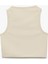 Bisiklet Yaka Kolsuz Dar Kesim Crop Basic Atlet 4