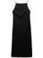 Slim Fit Krep Scuba Kumaş Yırtmaçlı Ince Askılı Halter Yaka Elbise 1