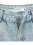 Yüksek Bel Rahat Kesim Pamuklu Yırtık Mini Denim Şort 3