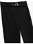 Kemerli Slim Fit Hafif Ispanyol Paça Kumaş Pantolon 5