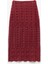 Pamuklu Slim Fit Ajurlu Midi Boy Kroşe Etek 1