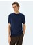 Regular Fit Bisiklet Yaka Viskon Basic Kısa Kollu Triko Tişört 3