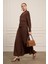 Kadın Etekli Takım Kahve 31072 8