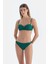 Koyu Yeşil Straplez Bikini Üst 5