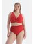 Kırmızı Yüksek Bel Bikini Alt 1