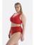 Kırmızı Yüksek Bel Bikini Alt 3