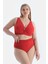 Kırmızı Yüksek Bel Bikini Alt 4