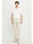 Slim Fit Dar Kesim Diagonal Desenli Yan Cepli Casual Pantolon 3
