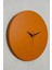 Round Mandalin Model Modern Metal Sıvama Akar Sessiz Mekanizmalı Duvar Saati (30*30CM)! 4