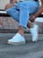 D-Beyaz Erkek Casual AYAKKABI-WG015 2