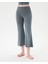 Kadın Açık Mavi Gri Kapri Flow Şortlu Pantolon - Çift Kat Korsajlı, İç Şort Katmanlı, Kapri Boy, Normal Bel, Pilates, Yoga, Günlük ve Spor Aktiviteleri İçin Hafif ve Rahat Pantolon 1