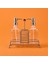 Bland 2'li Metal Stantlı Cam Sıvı Sabunluk - Şeffaf / Gri - 200 ml 1