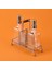 Bland 2'li Metal Stantlı Cam Sıvı Sabunluk - Şeffaf / Gri - 200 ml 2