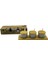 3 Pcs Bambu Kapak - Altlık Fiber - Melamin Baharatlık Takım (4887) 1