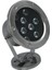 Havuz LED Armatür Aplik Su Geçirmez Açık Alan Aydınlatma Işık Gösterisi Sıva Üstü Krom Kasa Doğal Beyaz 4000K A-KRM-1203 IP68 18W 12V 1