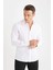 Modern Fit Polo Yaka Dokulu Esnek Kumaş Uzun Kollu Gömlek D7246AX25SP 5