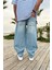 Arka Kemer Detaylı Baggy Jean 3