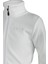 Crystal Çocuk Tam Fermuarlı Ince Polar Sweatshirt Beyaz 3