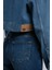 Crop Kadın Jean Ceket Denim 5