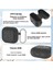 Düz Renk Silikon Için Airpods 1/2 Nesil Kanca ile Bluetooth Kulaklık Kılıfı (Yurt Dışından) 5
