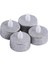 Dekoratif 4 Adet LED Tealight Mum Alev Efektli LED Işıklı Mum Dekor Alevsiz Mum 2