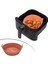 Renkli Isıya Dayanıklı Yıkanılabilir Silikon Fırın ve Airfryer Yuvarlak Pişirme Matı 20 cm (4887) 2