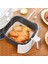 250 Adet Air Fryer Pişirme Kağıdı Tek Kullanımlık Hava Fritöz Yağ Geçirmez Yapışmaz Gıda Pişirme Kağıdı Delikli Kare Model (4887) 5